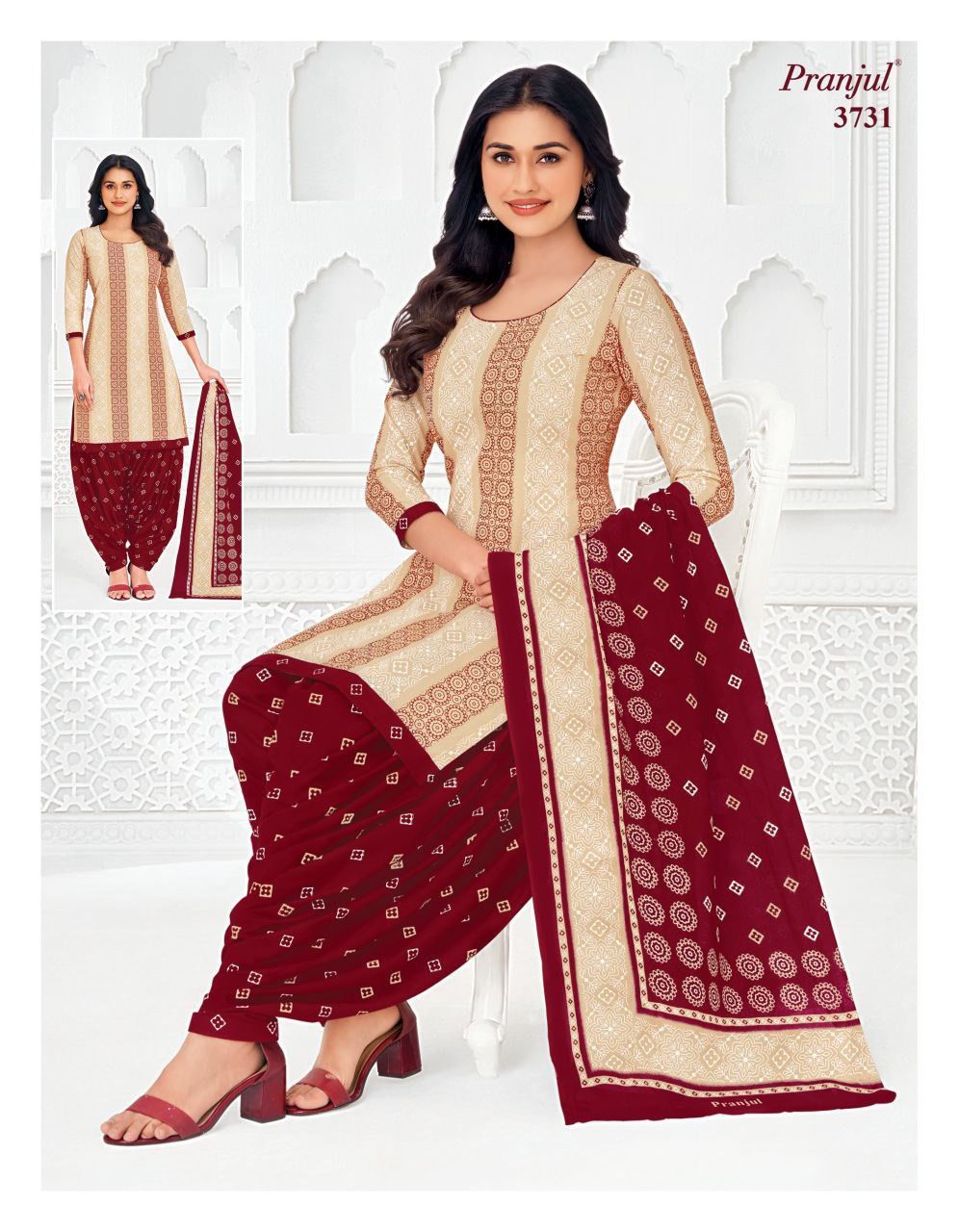 Cotton dress material